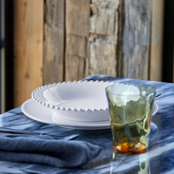 Biały głęboki talerz kamionkowy Costa Nova Pearl, ⌀ 24 cm-image-2