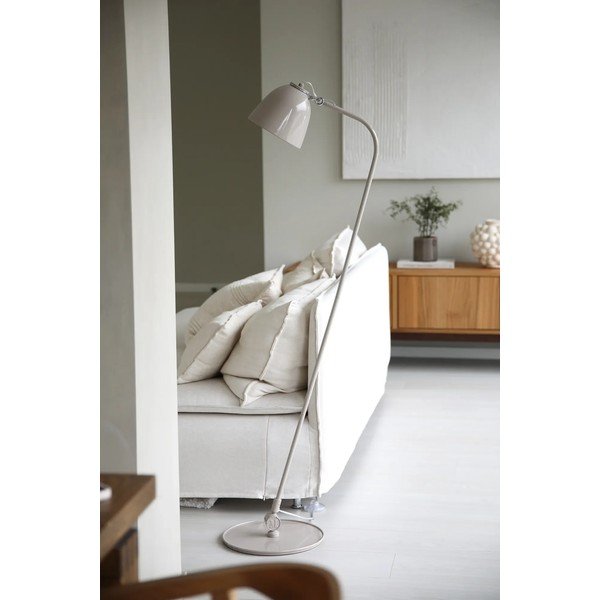 Szarobeżowa lampa stojąca z metalowym kloszem (wysokość 130 cm) Tilt – Markslöjd-image-4