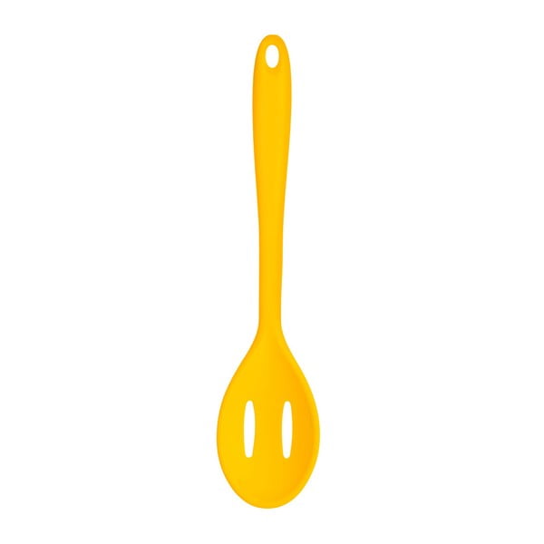 Żółta silikonowa łyżka z otworami Premier Housewares Zing