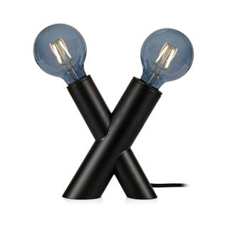 Czarna lampa stołowa Markslöjd Simul