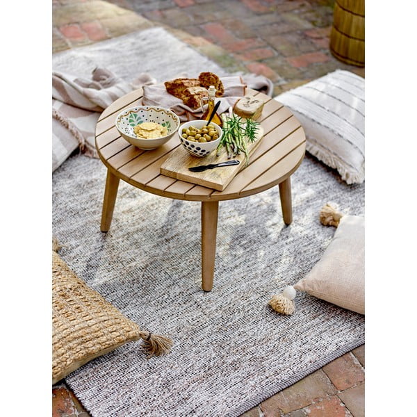 Okrągły stolik z litego drewna akacjowego w naturalnym kolorze ø 64 cm Sorrento – Bloomingville-image-1