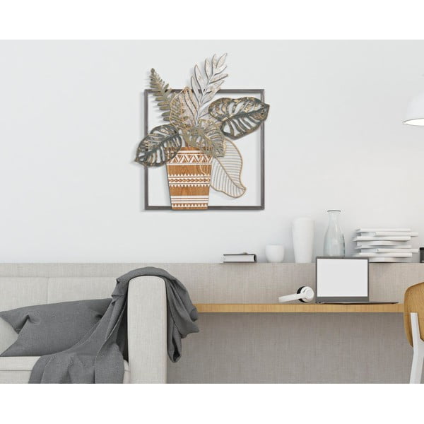 Metalowa dekoracja ścienna 54x63 cm Vaso – Mauro Ferretti-image-1