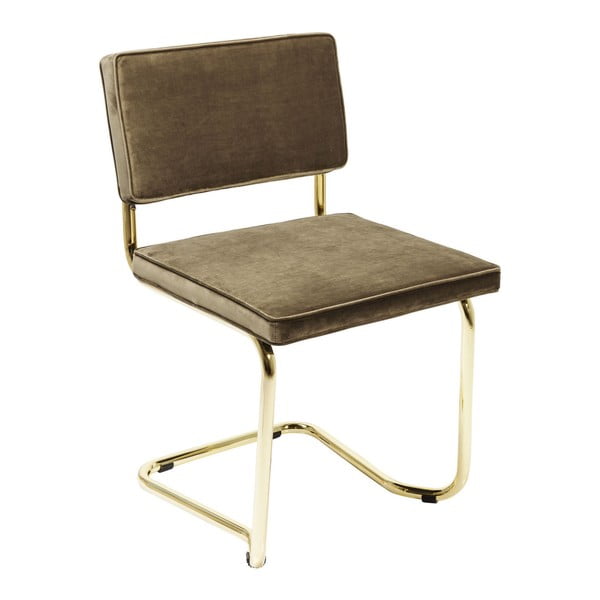 Szarozielone krzesło Kare Design Cantilever