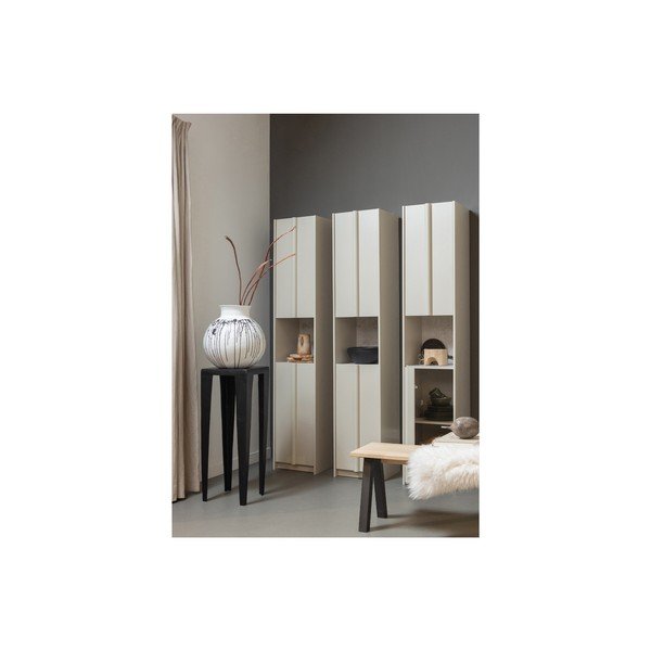 Kremowa szafka modułowa z litego drewna sosnowego 40x210 cm Basu – WOOOD-image-1