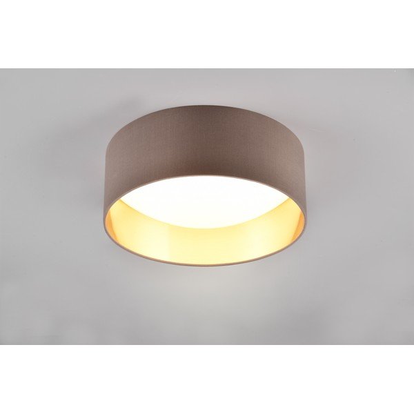 Jasnobrązowa lampa sufitowa LED ø 30 cm Locarno – Reality-image-1