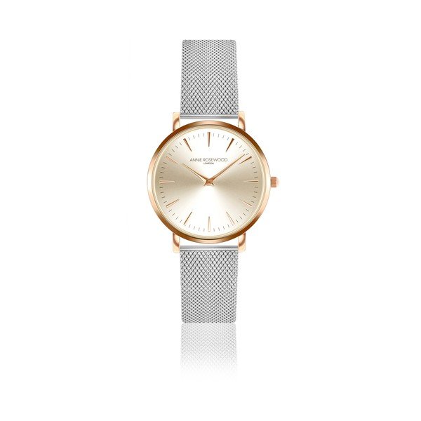 Zegarek z paskiem ze stali nierdzewnej Annie Rosewood Elisabeth Silver