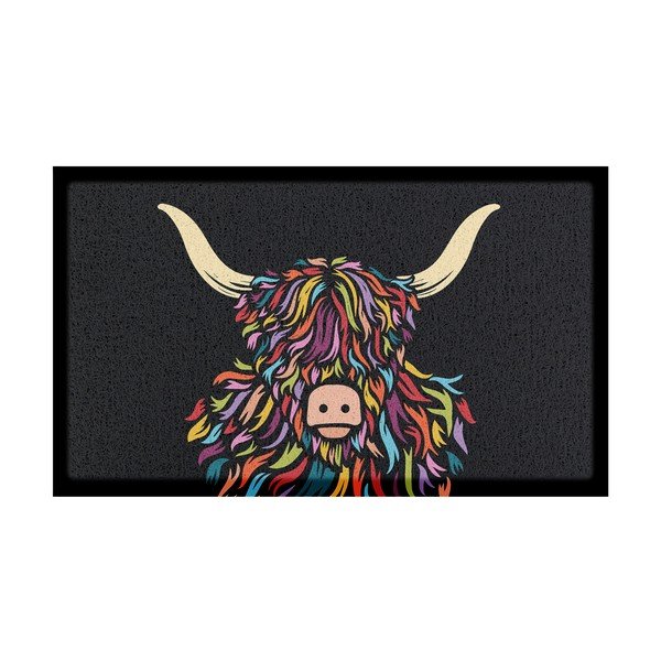 Wycieraczka z PVC 40x70 cm Highland Cow – Artsy Doormats
