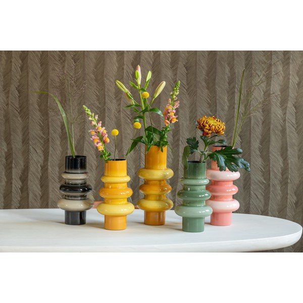 Pomarańczowy żelazny wazon (wysokość 30 cm) Grato – PT LIVING-image-2