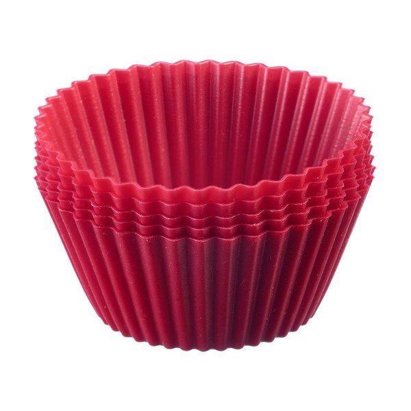Zestaw 6 silikonowych foremek na babeczki Muffin-image-2