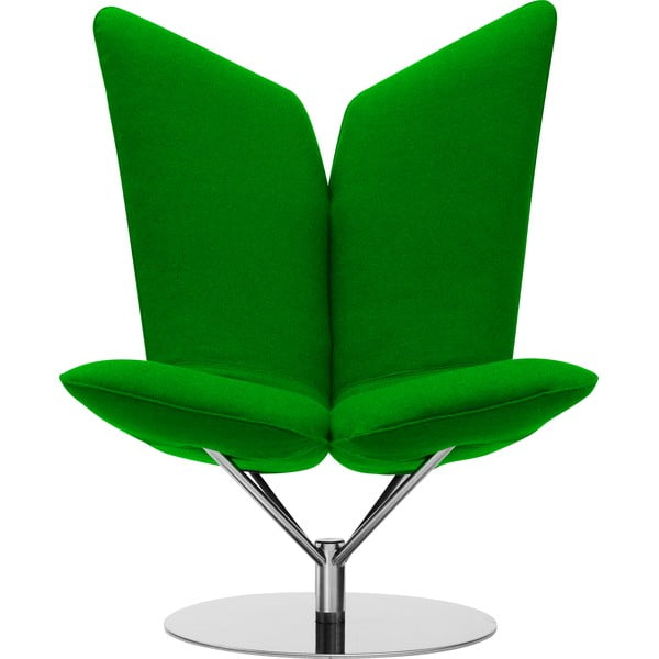 Zielony fotel obrotowy Softline Angel Swivel