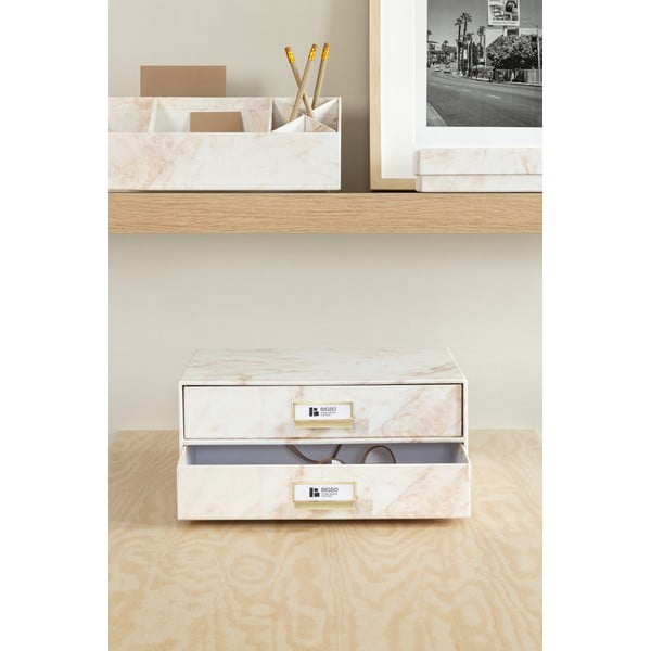 Kartonowy organizer z szufladką Birger Paper Laminate – Bigso-image-2