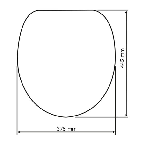 Jasnoróżowa deska sedesowa wolnoopadająca Wenko Premium Ottana, 45,2x37,6 cm-image-3