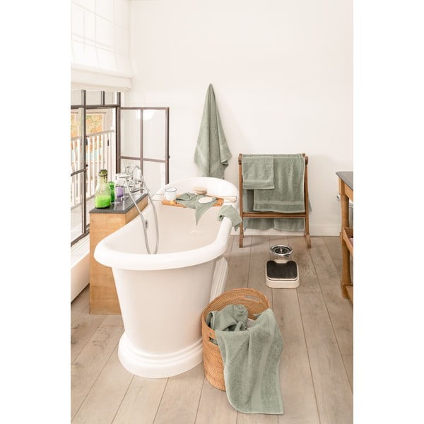 Zielony ręcznik Tiseco Home Studio, 100x150 cm-image-1