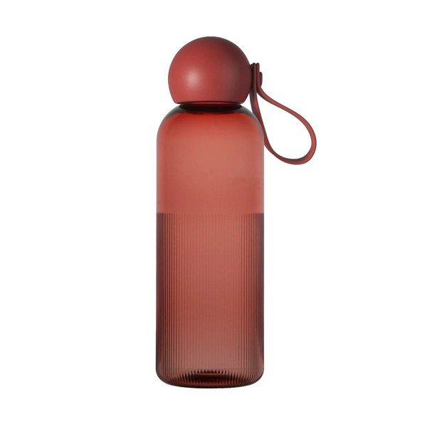 Bordowa podróżna butelka z plastiku z recyklingu 600 ml Ture – Sagaform
