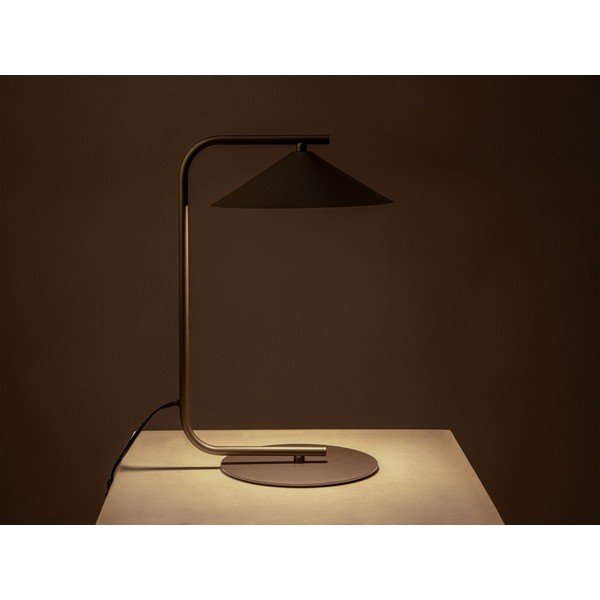 Brązowa metalowa lampa stołowa (wysokość 42 cm) Nocte – Micadoni -image-1