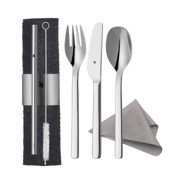 Sztućce ze stali nierdzewnej w kolorze srebra z połyskiem 8 szt. My2Go – WMF-image-3