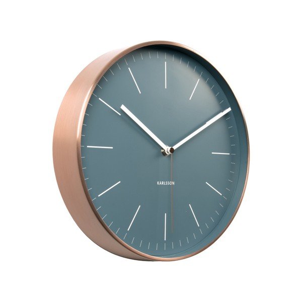 Niebieski zegar Present Time Minimal Jeans-image-3