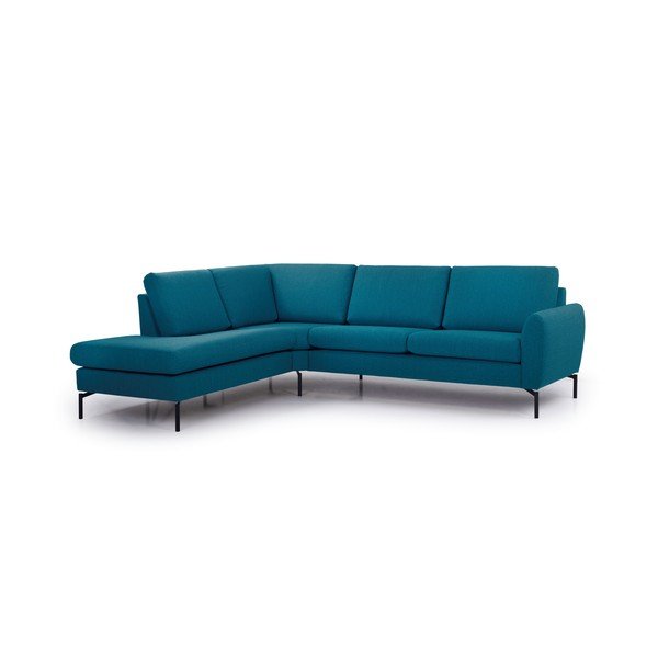 Niebieska sofa Scandic Vesta, lewy róg-image-2
