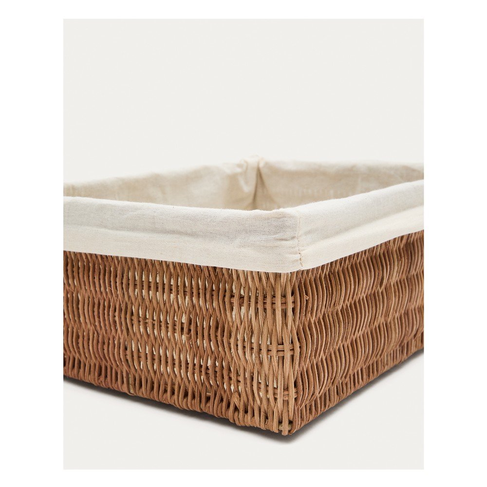 Rattanowe koszyki zestaw 2 szt. 28x20x10 cm Indali – Kave Home (zdjęcie 4)