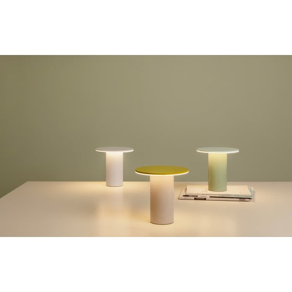 Zielona lampa stołowa LED ze ściemniaczem (wysokość 18 cm) Fungo – Remember-image-4