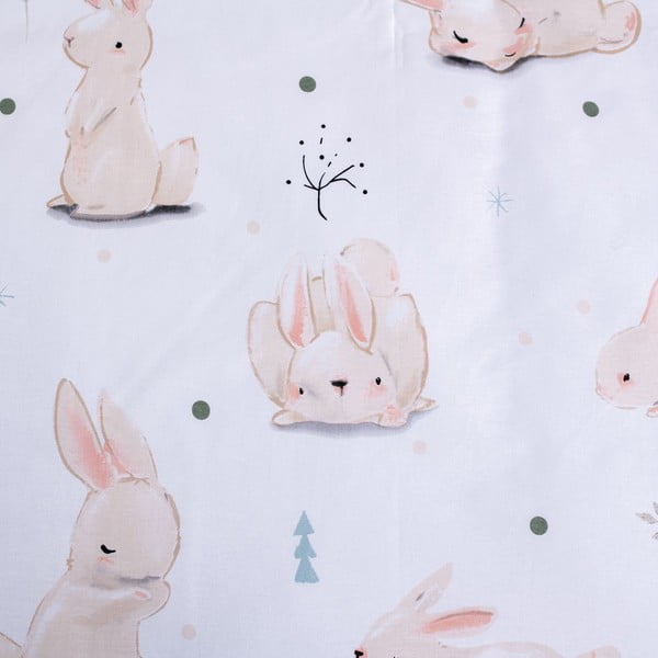 Bawełniana pościel dziecięca do łóżeczka 100x135 cm Bunnies – Jerry Fabrics-image-4