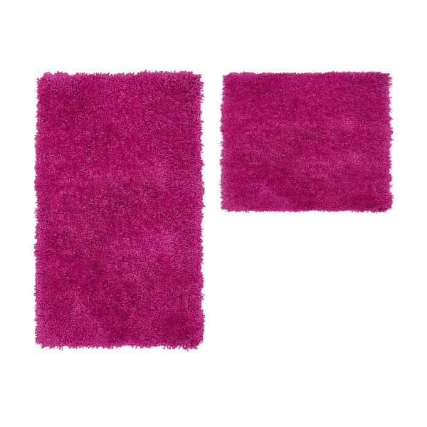Zestaw 2 dywaników łazienkowych Citylights Purple