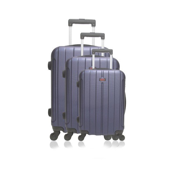 Zestaw 4 niebieskich walizek na kółkach Hero Fogo-C-image-1