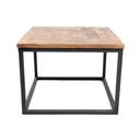 Czarny stolik z blatem z drewna mango LABEL51 Box