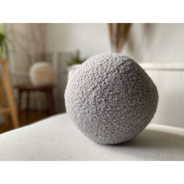 Poduszka dekoracyjna z materiału bouclé ø 25 cm Top – Mioli Decor