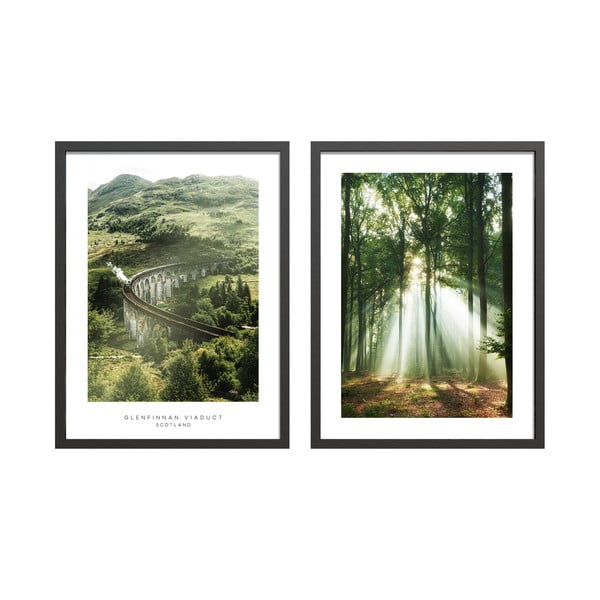 Obrazy zestaw 2 szt. 30x40 cm Woods – Styler