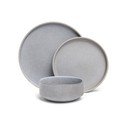 12-częściowy zestaw szarych naczyń kamionki Bonami Selection Malia