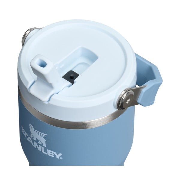 Szaroniebieski termos ze stali nierdzewnej 600 ml IceFlow™ Flip Straw 2.0 Tumbler Indigo – Stanley-image-2