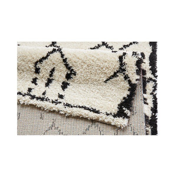Biało-czarny dywan Mint Rugs Allure Ronno White, 80x150 cm-image-2