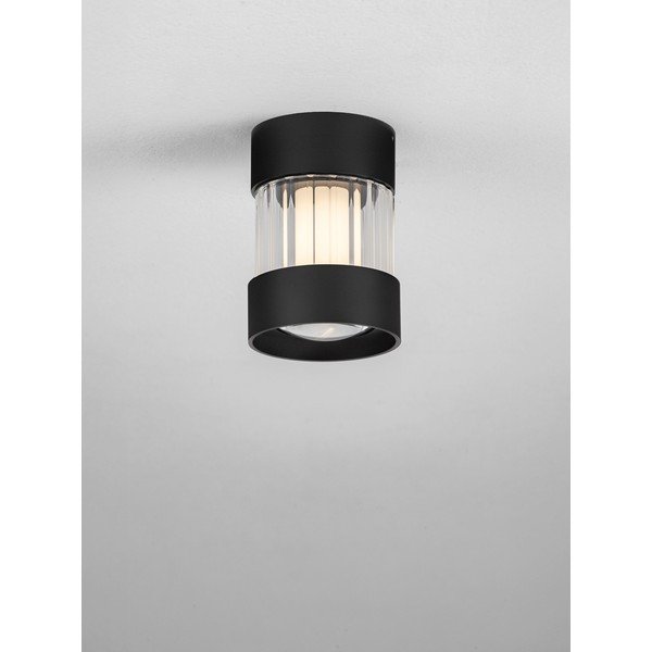 Aluminiowa lampa sufitowa LED ze ściemniaczem w kolorze matowej czerni ze szklanym kloszem Glovia – Nova Luce-image-4