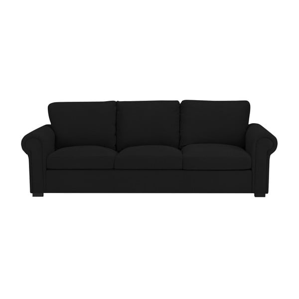 Czarna sofa Windsor & Co Sofas Hermes, 245 cm