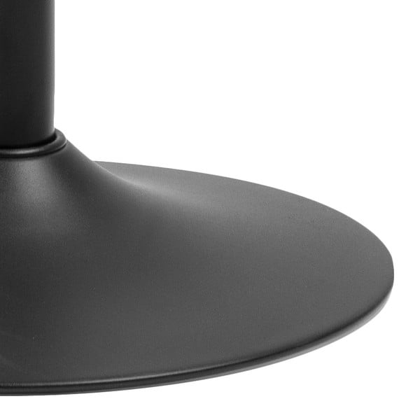 Czarny metalowy hoker z regulowaną wysokością (wysokość siedziska 59 cm) Finch – Actona-image-3