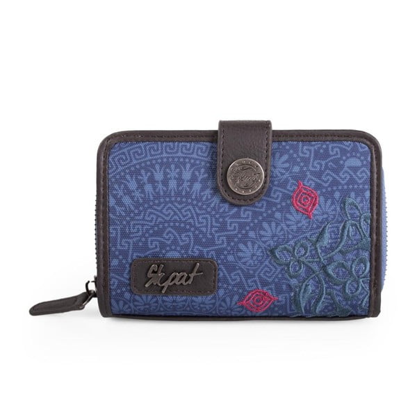 Niebieski portfel SKPA-T, 14 x 9 cm