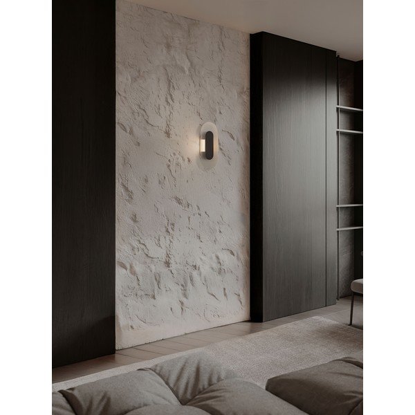 Metalowy kinkiet LED w kolorze matowej czerni Vetrio – Nova Luce-image-2