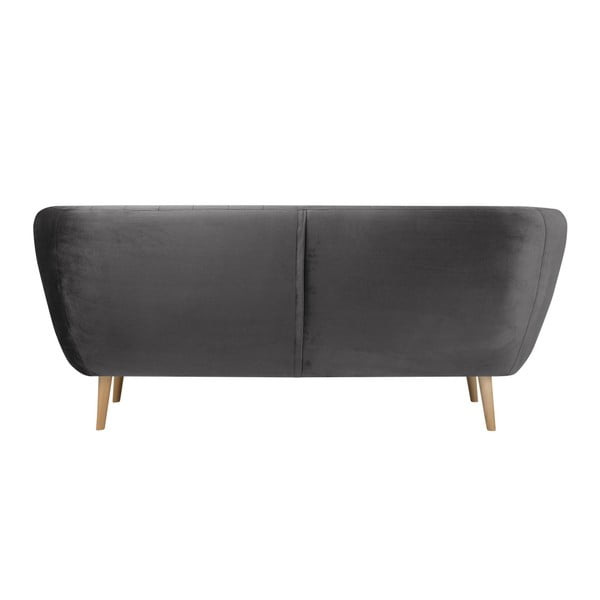 Szara sofa 3-osobowa Mazzini Sofas Benito-image-2