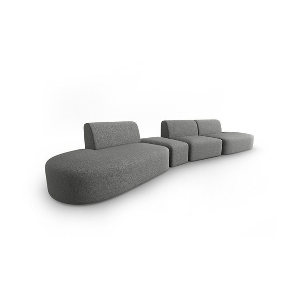 Szara sofa 412 cm Shane – Micadoni Home-image-1