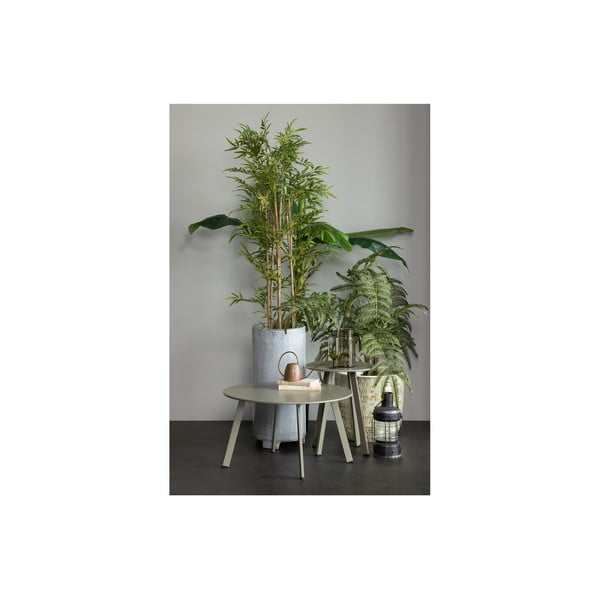 Zielony żelazny stolik ogrodowy WOOOD Fer, ø 40 cm-image-4