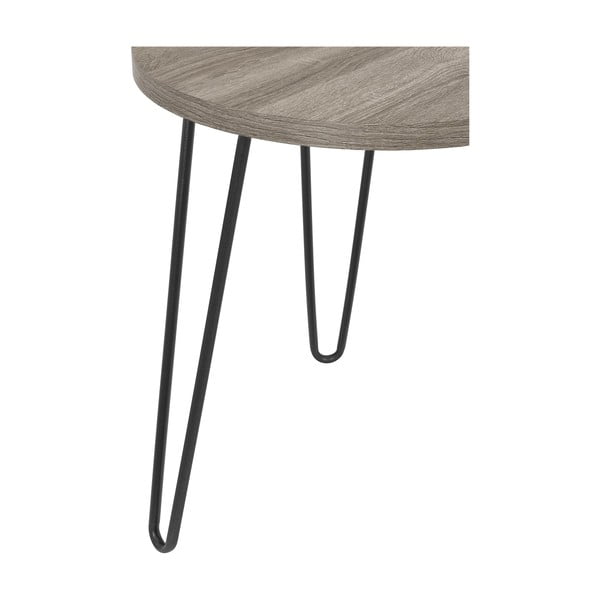 Brązowoszary stolik Støraa Owen, ø 50 cm-image-4