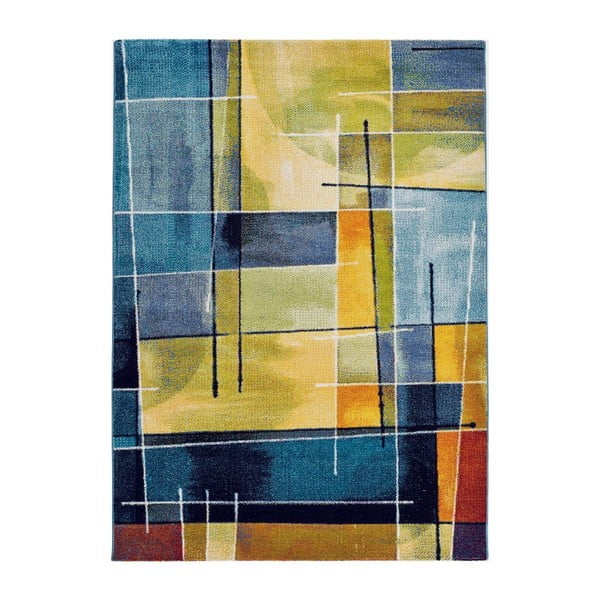 Niebiesko-żółty dywan Universal Lenny Multi, 160x230 cm