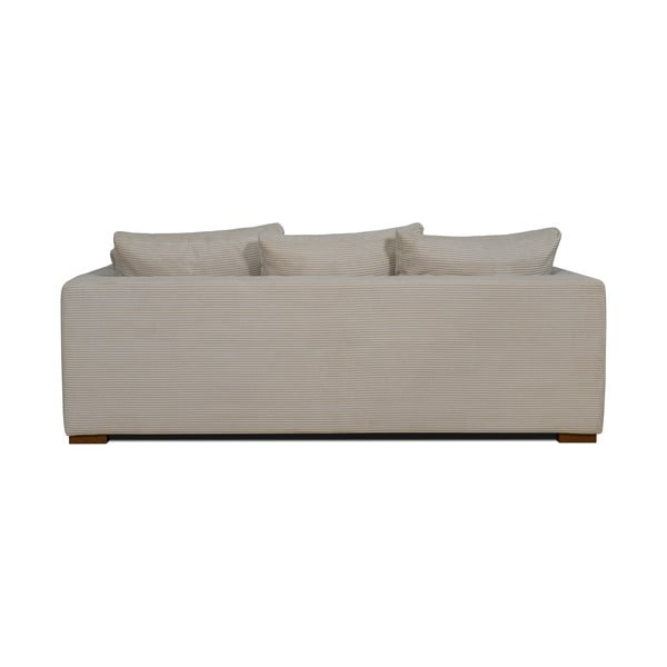 Beżowa sztruksowa sofa 175 cm Comfy – Scandic-image-3