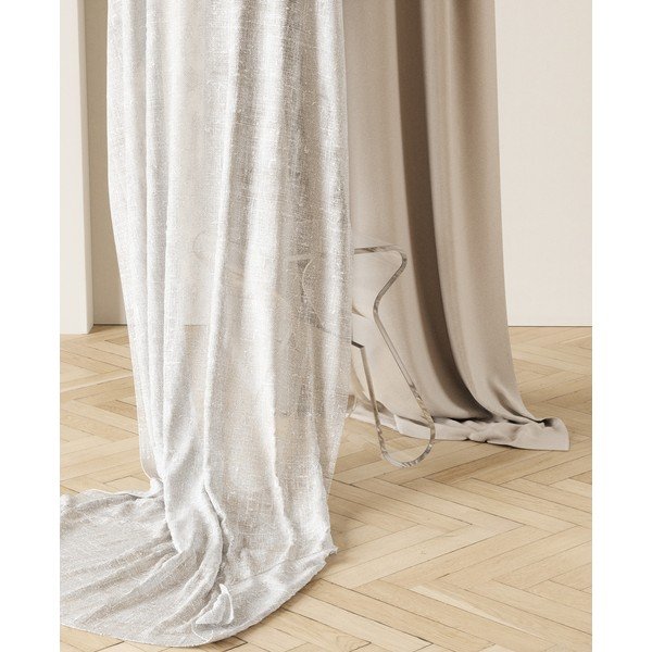 Białe firanki zestaw 2 szt. 132x213 cm Sheera – Umbra-image-4