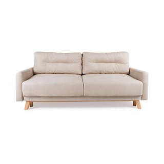 Beżowa sofa rozkładana Bonami Selection Pop