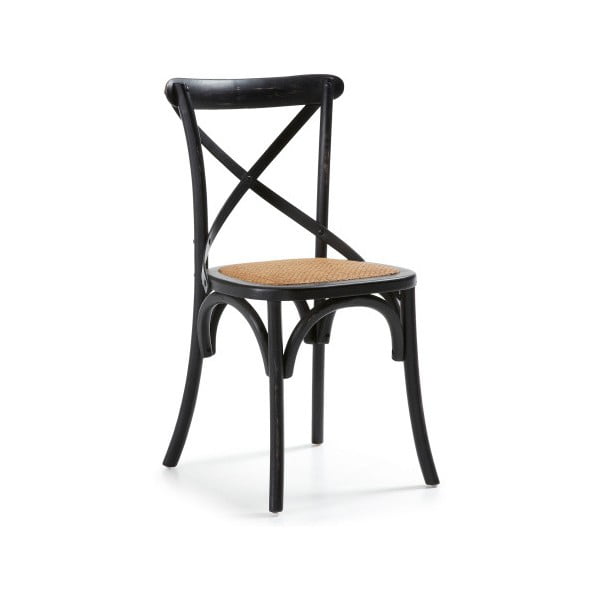 Krzesło Silea, czarne/naturalne