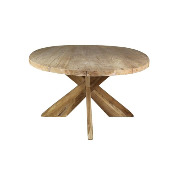 Stół do jadalni z drewna tekowego HSM Collection Ovale, 180x100 cm