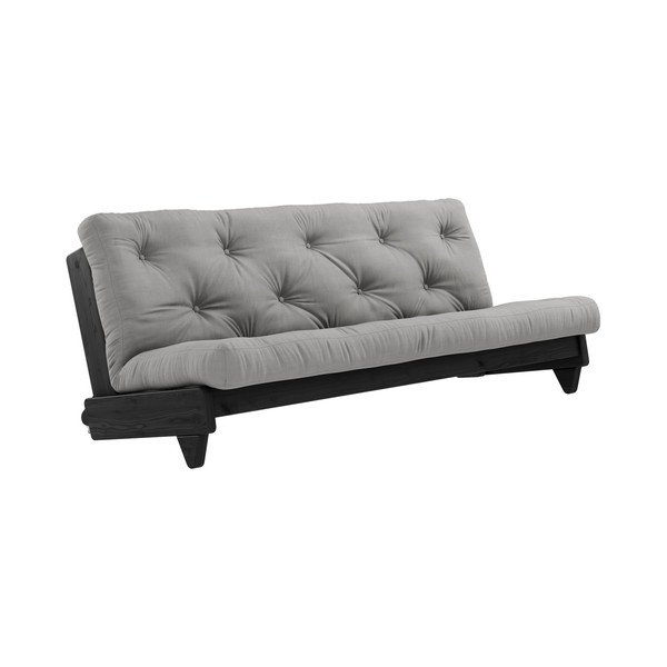 Sofa rozkładana z szarym pokryciem Karup Design Fresh Black/Grey-image-1