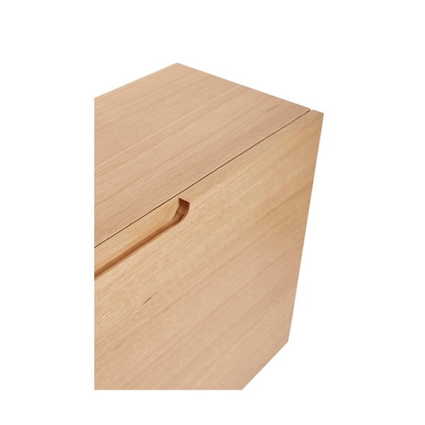 Wisząca szafka na buty z drewna dębowego z uchylnymi drzwiczkami Collect – Hübsch-image-3